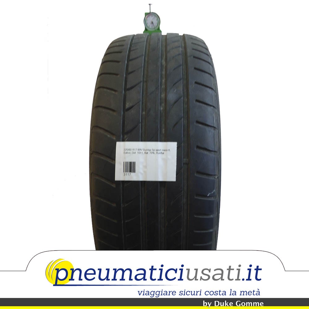 Dunlop 225/60 R17 99V sp sport maxx tt Runflat pneumatici usati Estive