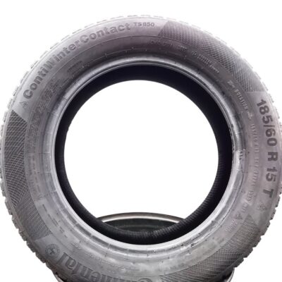 Continental 185/60 R15 88T Contiwintercontact Ts850 pneumatici usati Invernale