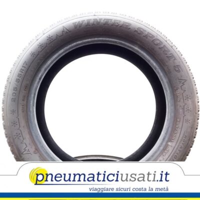 Dunlop 205/55 R17 95V Winter Sport 5 pneumatici usati Invernale